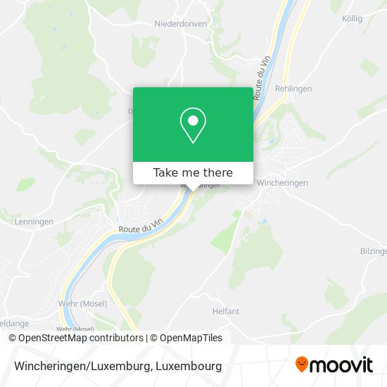 Wincheringen/Luxemburg map