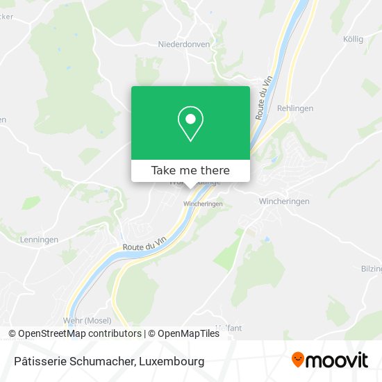 Pâtisserie Schumacher map
