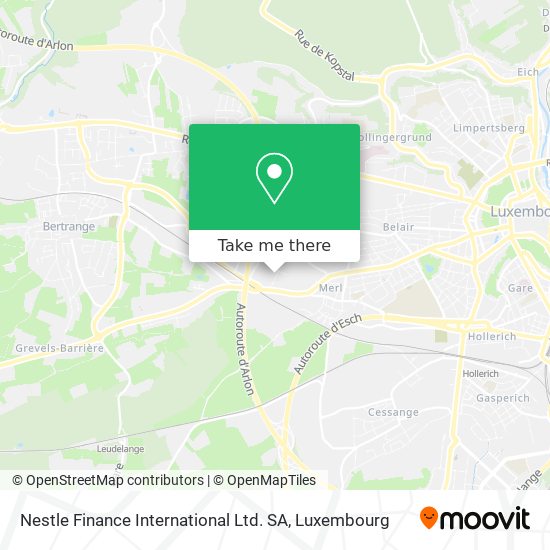 Nestle Finance International Ltd. SA map