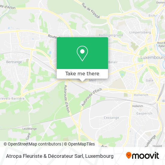 Atropa Fleuriste & Décorateur Sarl map