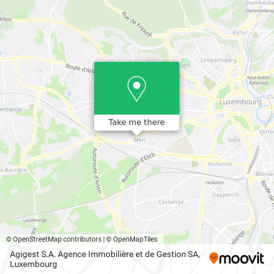 Agigest S.A. Agence Immobilière et de Gestion SA map