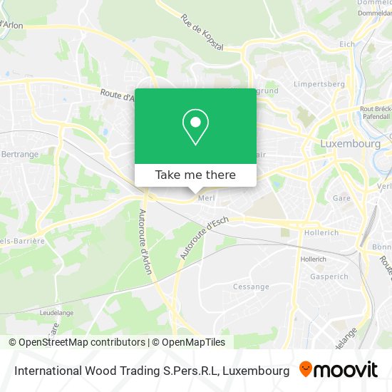 International Wood Trading S.Pers.R.L map