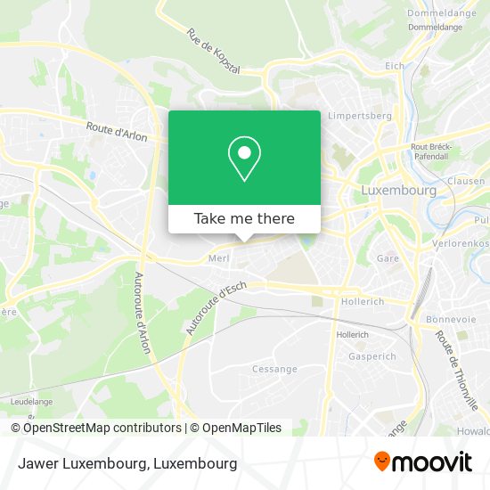 Jawer Luxembourg map