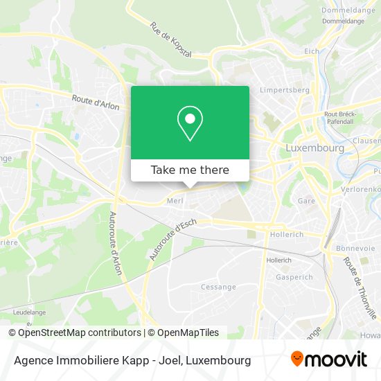 Agence Immobiliere Kapp - Joel map