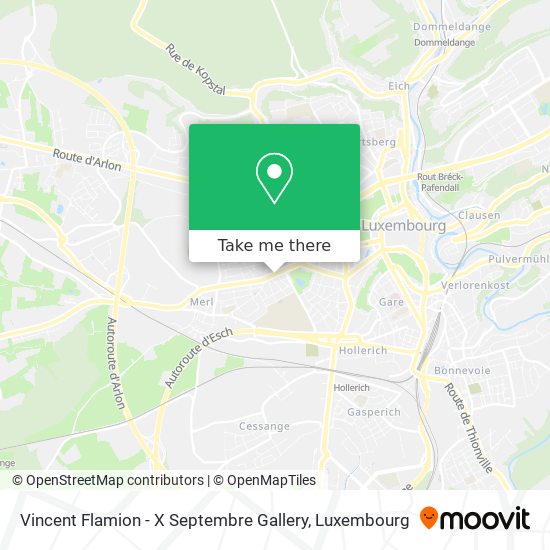 Vincent Flamion - X Septembre Gallery Karte