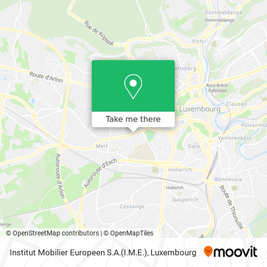 Institut Mobilier Europeen S.A.(I.M.E.) map
