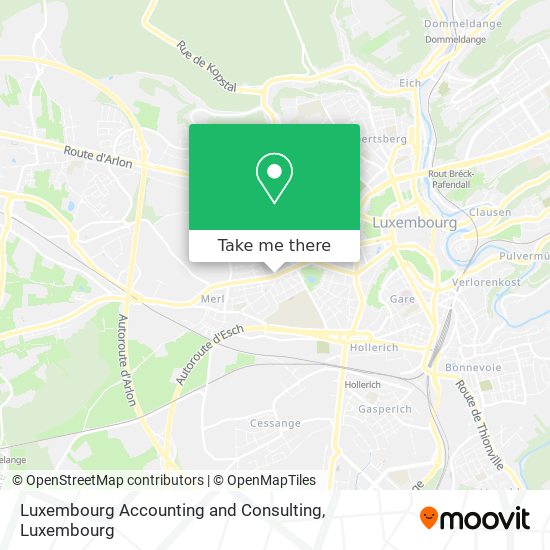 Luxembourg Accounting and Consulting Karte