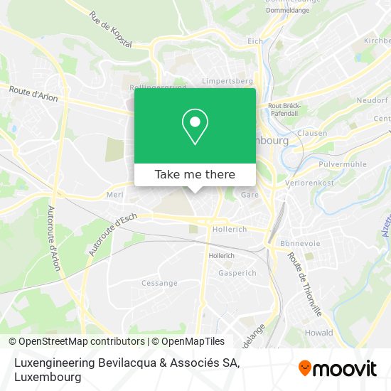 Luxengineering Bevilacqua & Associés SA Karte