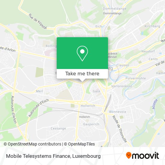 Mobile Telesystems Finance map