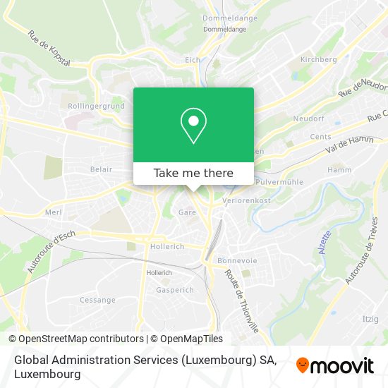 Global Administration Services (Luxembourg) SA map