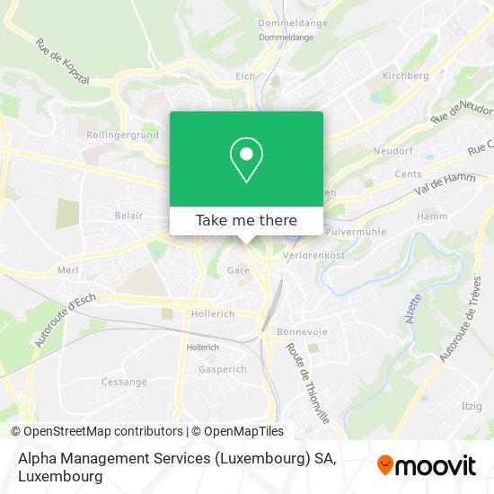 Alpha Management Services (Luxembourg) SA map