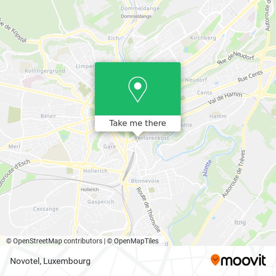 Novotel map