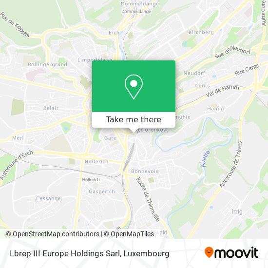 Lbrep III Europe Holdings Sarl map