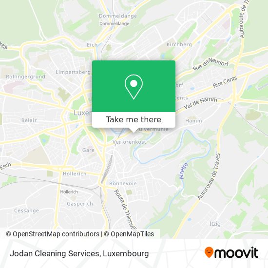 Jodan Cleaning Services map