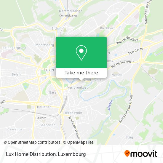 Lux Home Distribution map