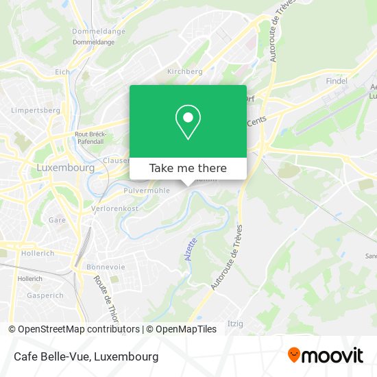 Cafe Belle-Vue map