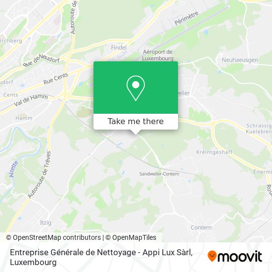Entreprise Générale de Nettoyage - Appi Lux Sàrl map