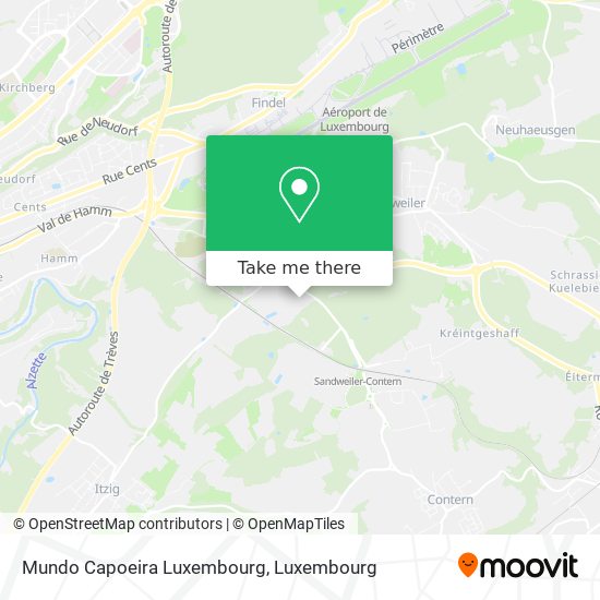 Mundo Capoeira Luxembourg map