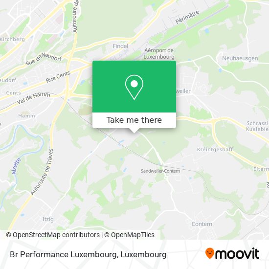 Br Performance Luxembourg map