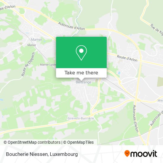Boucherie Niessen map
