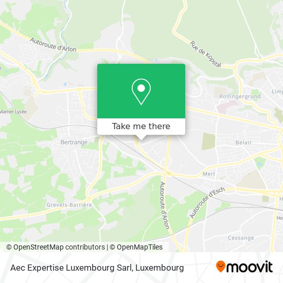 Aec Expertise Luxembourg Sarl map