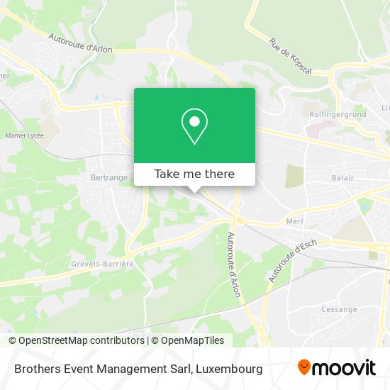 Brothers Event Management Sarl map
