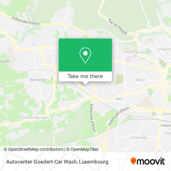 Autocenter Goedert-Car Wash Karte