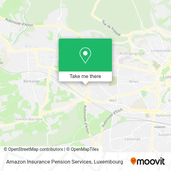 Amazon Insurance Pension Services map