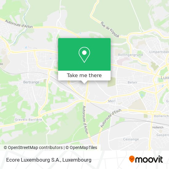 Ecore Luxembourg S.A. map