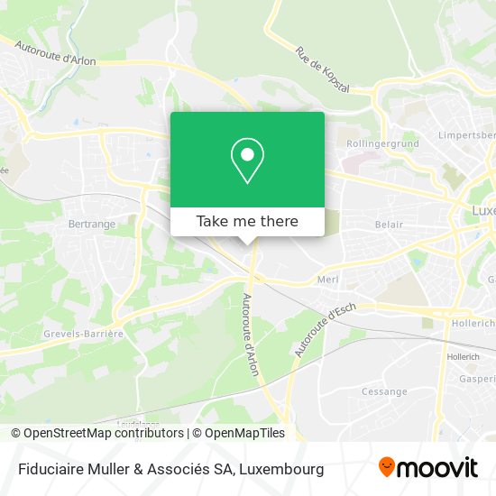 Fiduciaire Muller & Associés SA map