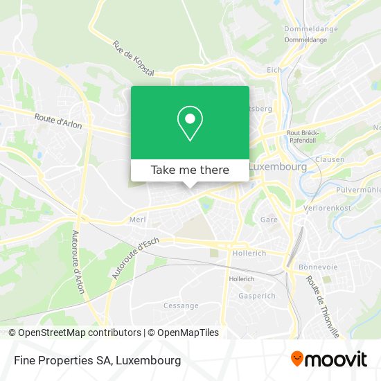 Fine Properties SA map