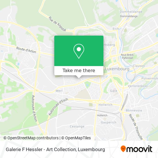 Galerie F Hessler - Art Collection map