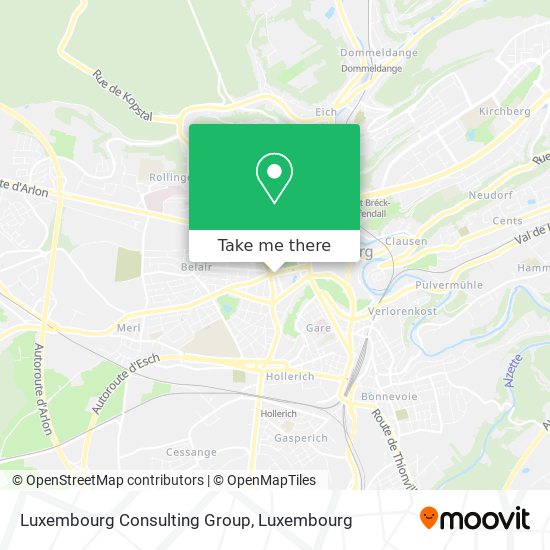 Luxembourg Consulting Group map
