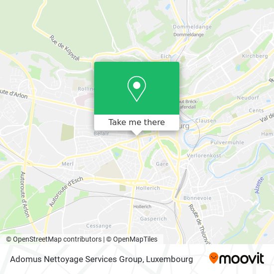 Adomus Nettoyage Services Group map