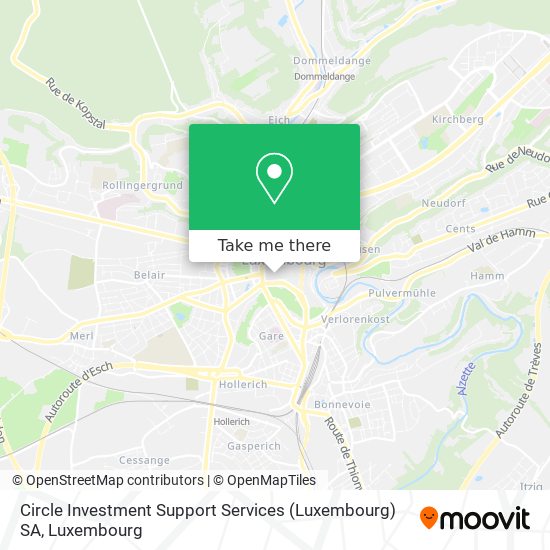 Circle Investment Support Services (Luxembourg) SA map