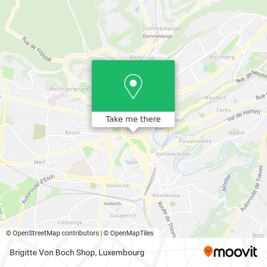 Brigitte Von Boch Shop map