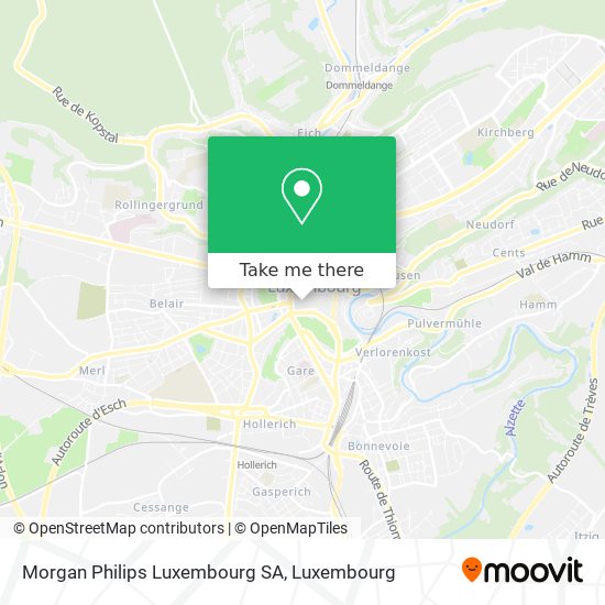 Morgan Philips Luxembourg SA Karte