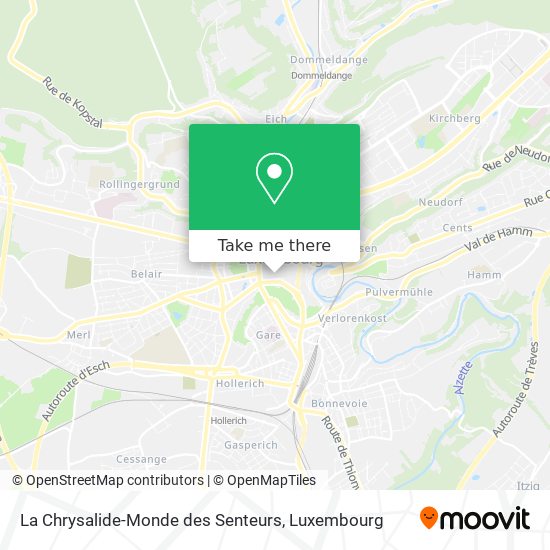 La Chrysalide-Monde des Senteurs map