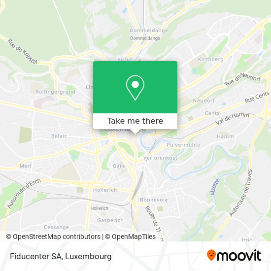 Fiducenter SA map