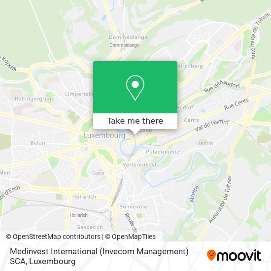 Medinvest International (Invecom Management) SCA map