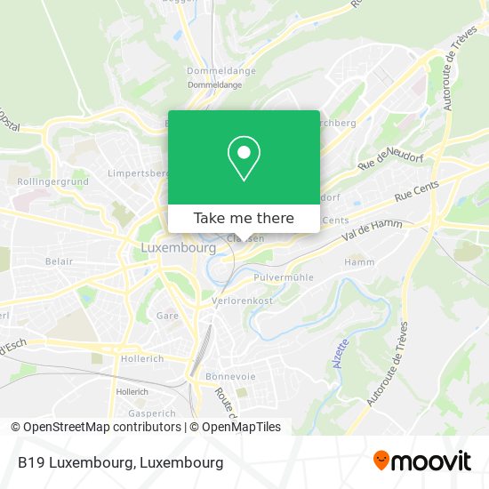 B19 Luxembourg map