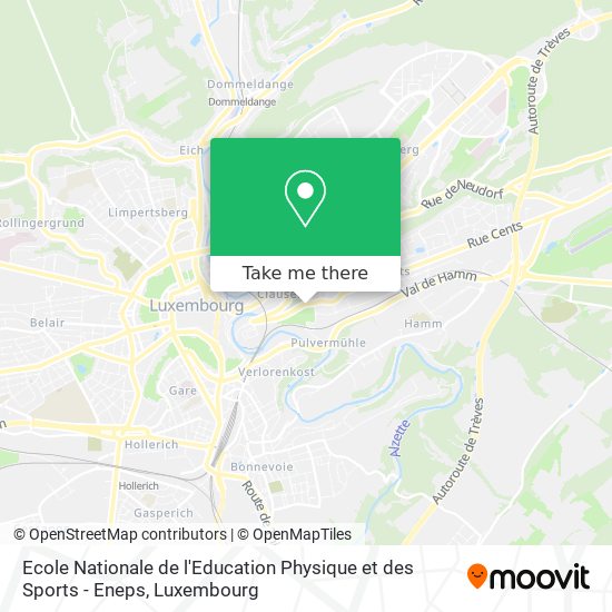 Ecole Nationale de l'Education Physique et des Sports - Eneps Karte
