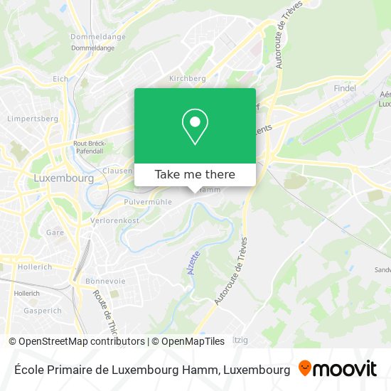 École Primaire de Luxembourg Hamm map