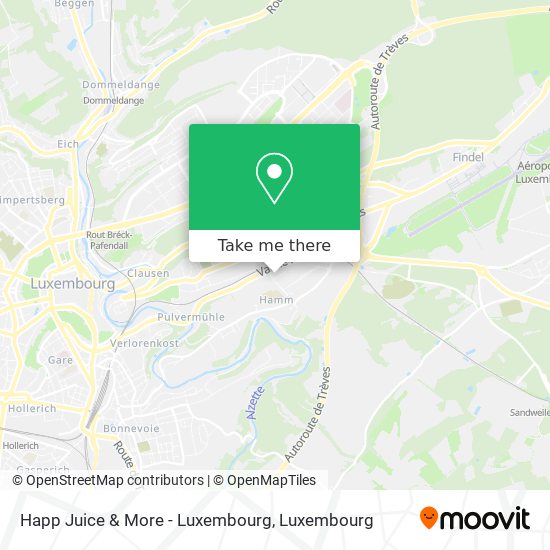 Happ Juice & More - Luxembourg map