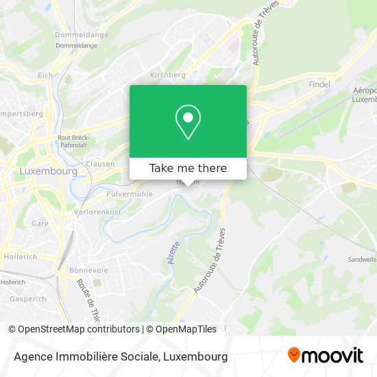 Agence Immobilière Sociale map