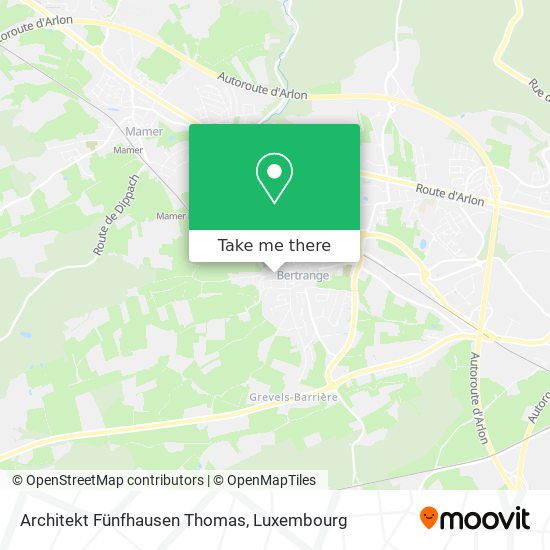 Architekt Fünfhausen Thomas map