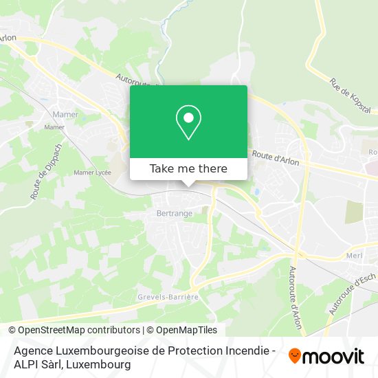 Agence Luxembourgeoise de Protection Incendie - ALPI Sàrl map
