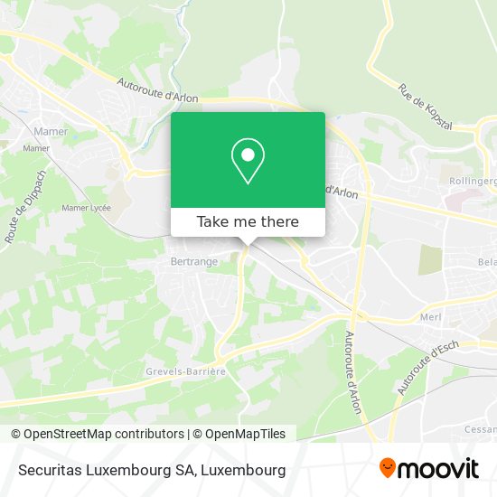 Securitas Luxembourg SA map