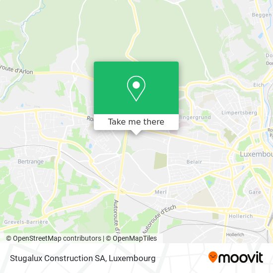 Stugalux Construction SA map