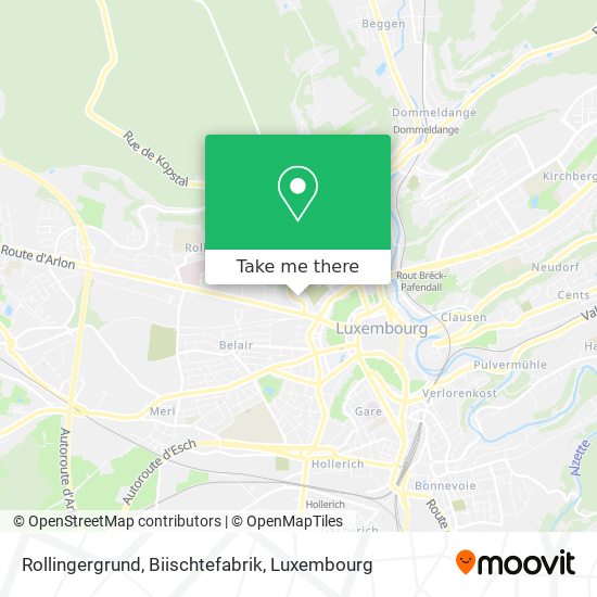 Rollingergrund, Biischtefabrik map